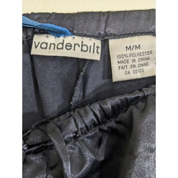 Vintage Gloria Vanderbilt Sleep Lounge Pants Womens M Silky Sexy Stretch Waist - Picture 3 of 3